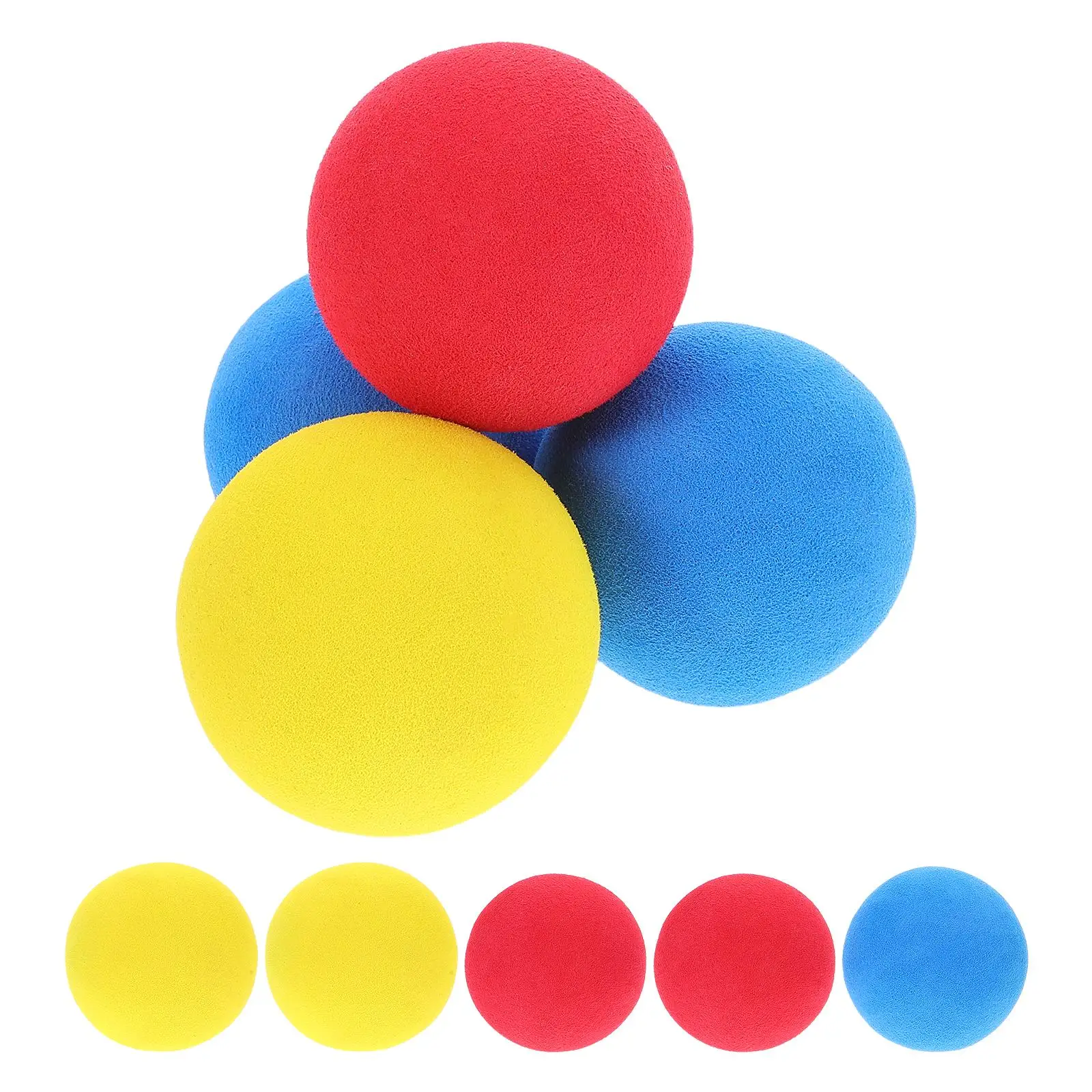 

9 pcs EVA Sponge Baseball Toys Kids Sports Balls Mini Practice Playground Outdoor Indoor Training Softball Set Toy Games