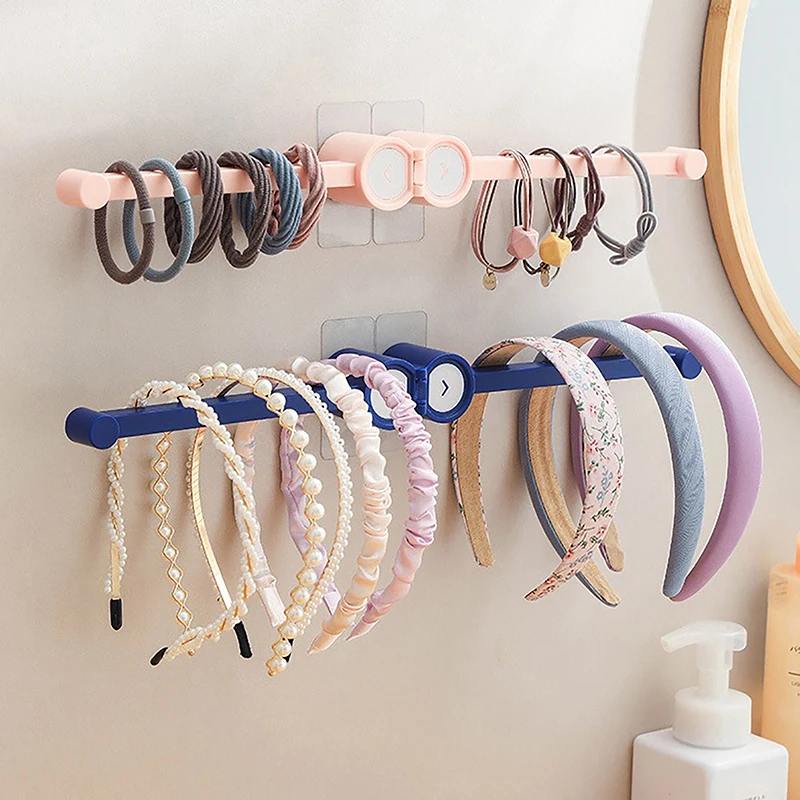 Household Hair Loop Head Rope Storage Rack, Non Punching Multifunctional Hook, Dormitory Seamless Storage Rack