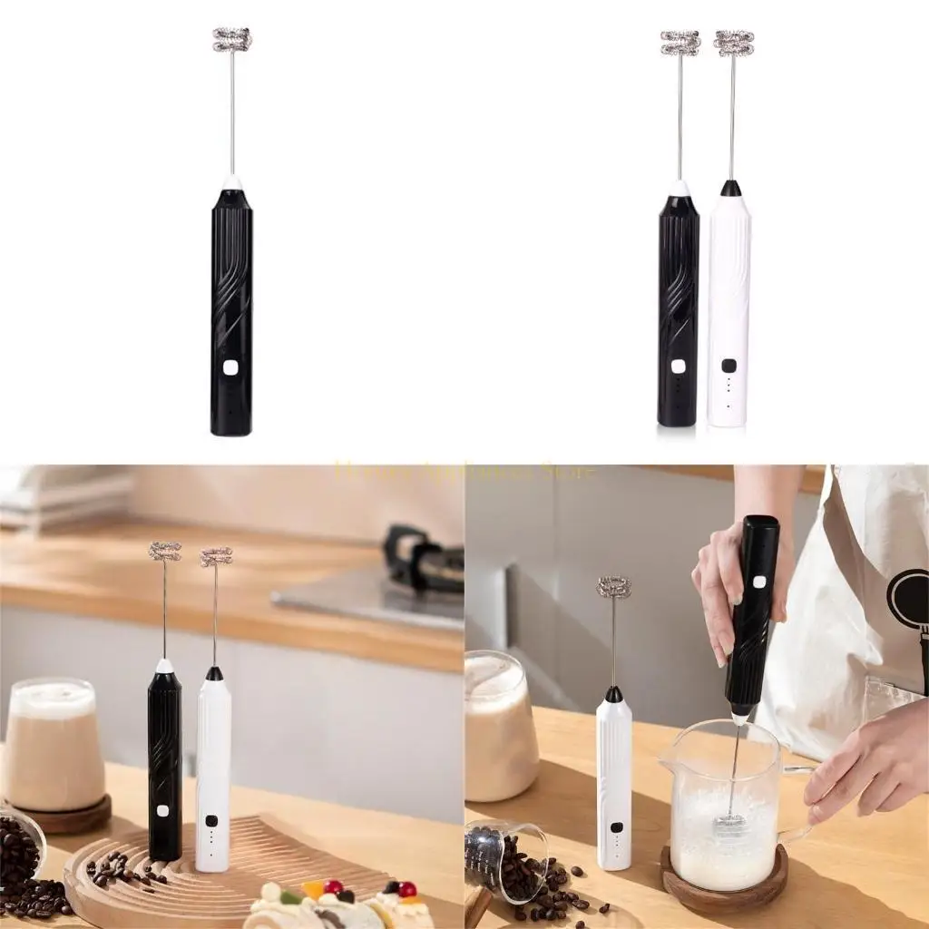 D0AB Convenient Kitchen Stirrer Handheld Beaters Multifunctional Mixing Tool Electric Blenders for Outdoor Travel