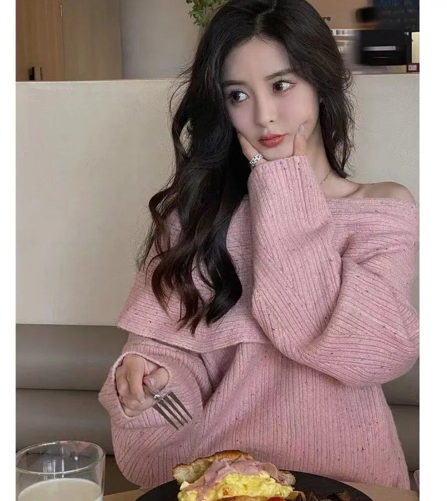 Knee Length Pullover Patchwork Sweaters Jumpers Women Graceful Boxy Boho Knitthing Bohemian Lattice Crisp Fancy Polychrome Girls view 6