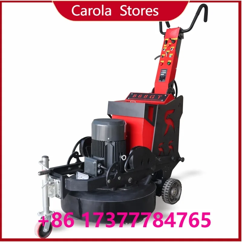 Hand Push Planetary Concrete Floor Grinder Semi-Automatic Marble Terrazzo Polisher Industrial Floor Grinding & Polishing