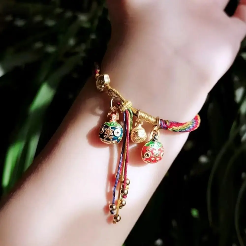 Bonita cuerda roja trenzada, pulsera de bestia que golondrina, simboliza la buena suerte, pulsera de atún, cuerda de mano de reencarnación de la paz