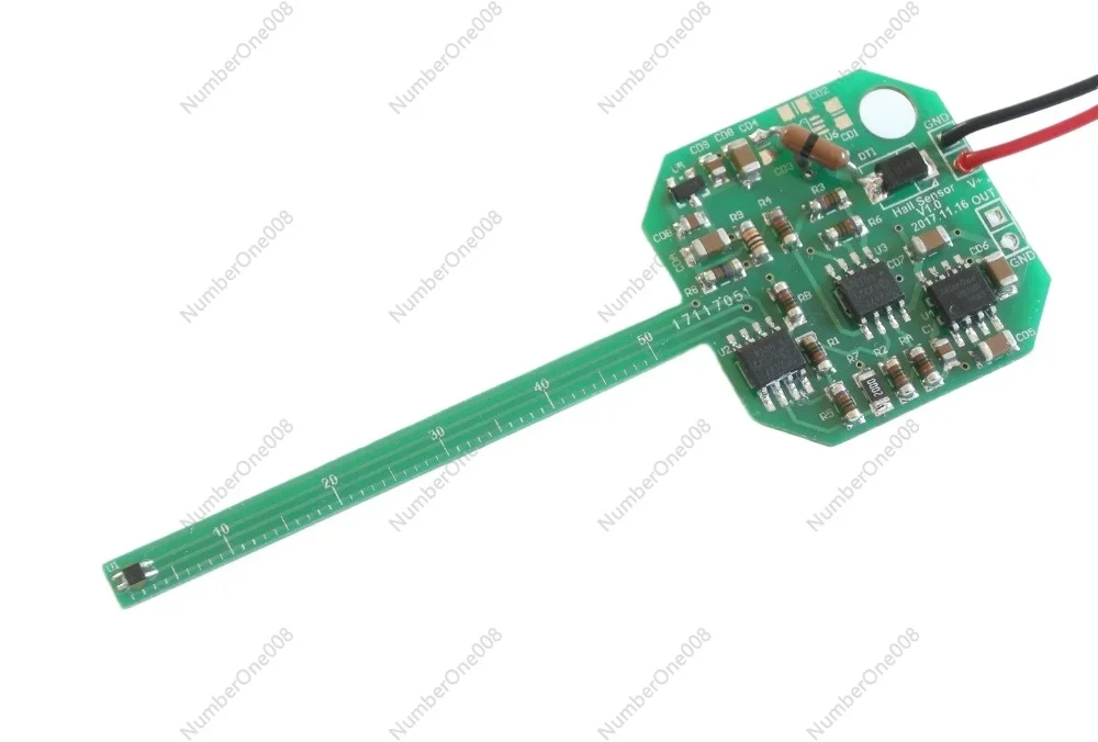 Tesla Meter Gauss Meter Signal Conditioning Board Linear Hall Sensor Voltage Signal Output