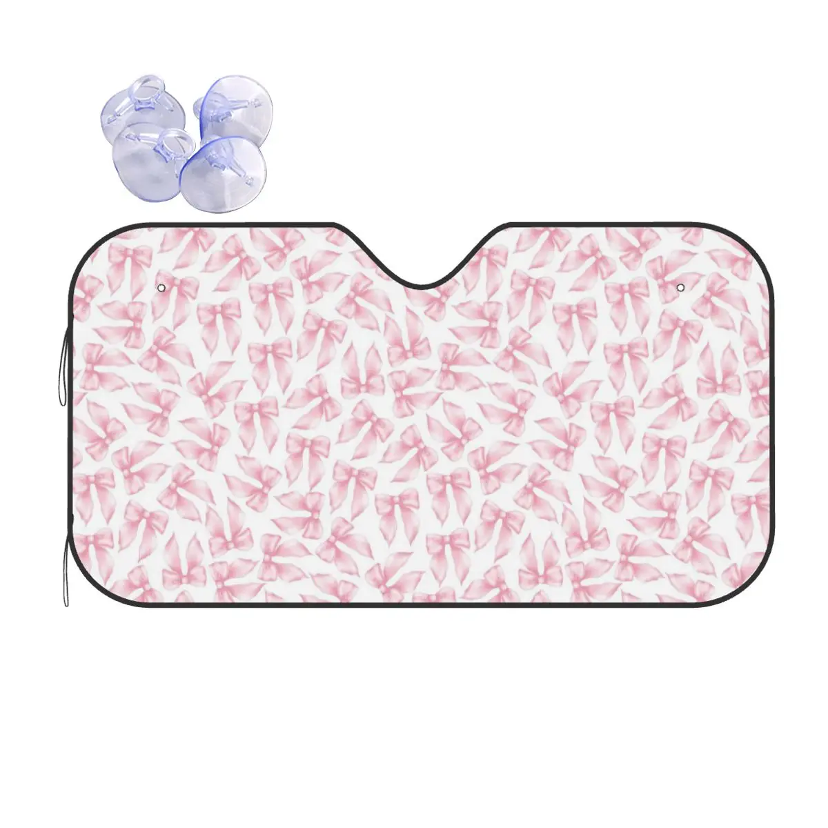 Cochuette rose arc Bliss-pattern pare-soleil pare-brise voiture avant pare-brise fenêtre pare-soleil accessoires couvertures