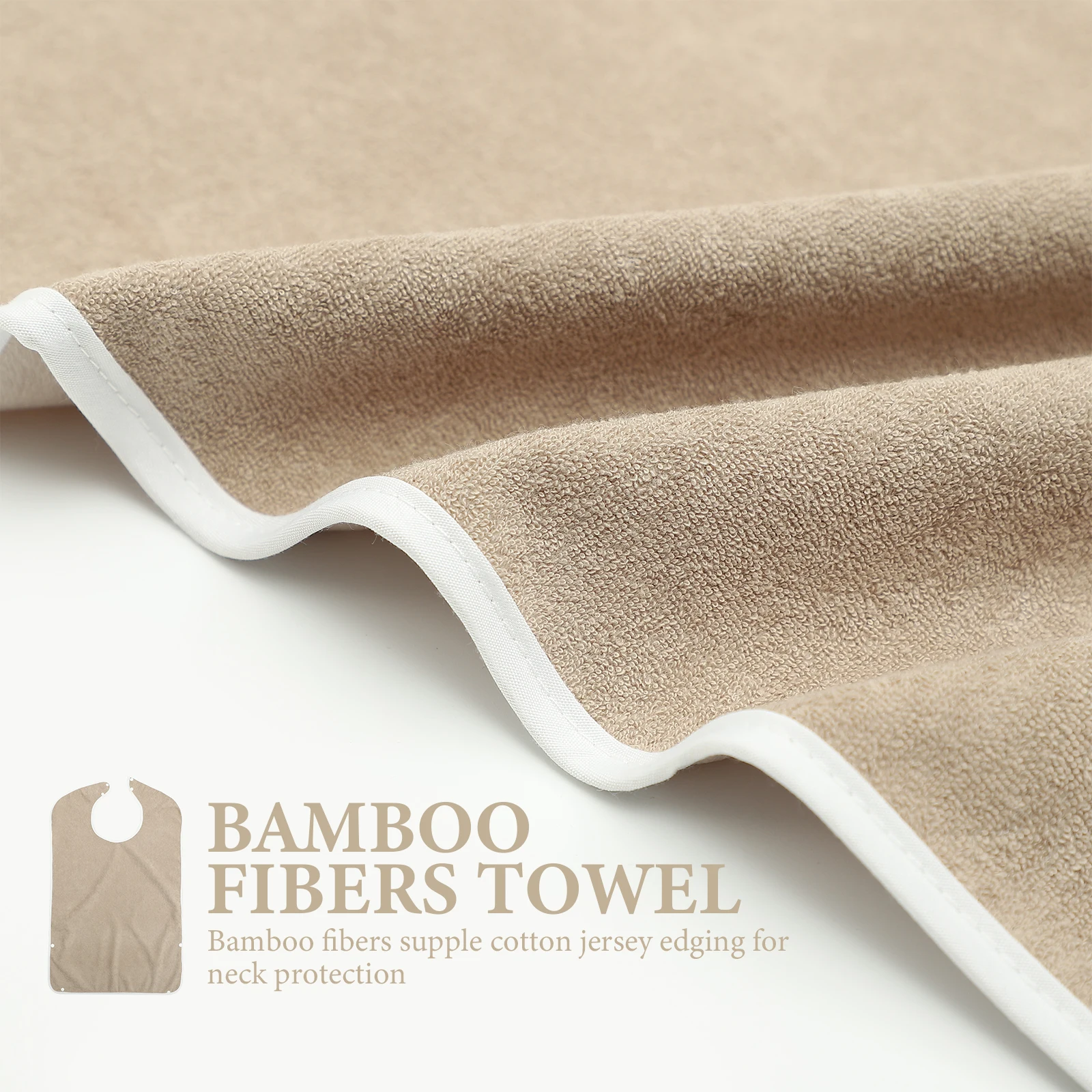 

Waterproof Anti Stain Bib for Adults Bedridden Senior Clothing Protector Meal Time Saliva Towel Reusable Nursing Care Bib