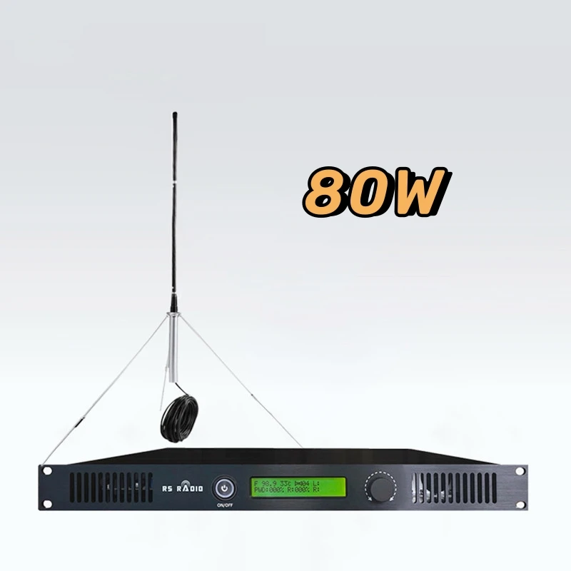 

87.5-108MHz Radio Broadcast 80 Watts Transmitter FM 80W Kit