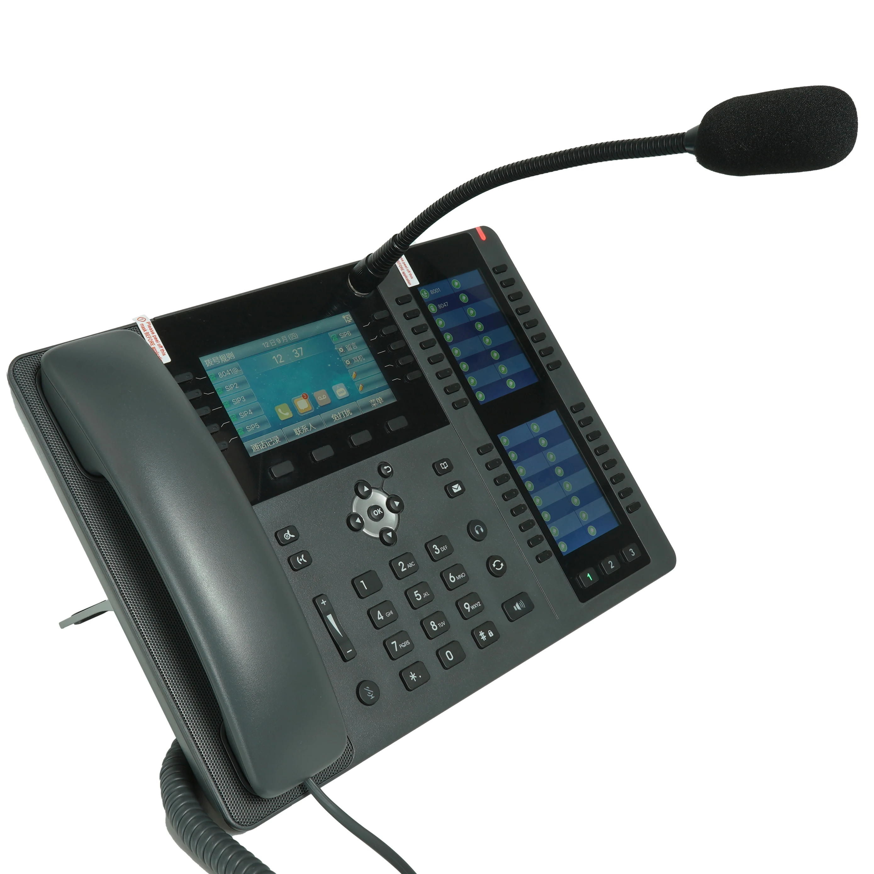 Conference Broadcast Paging Phone Landline Voip Desktop POE SIP Network Phone Voip