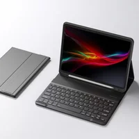 Funda con Teclado para Samsung Galaxy Tab A11 8.7 SM-X130/X133/X135, Teclado Inalámbrico Desmontable + Funda para Tab A9 8.7