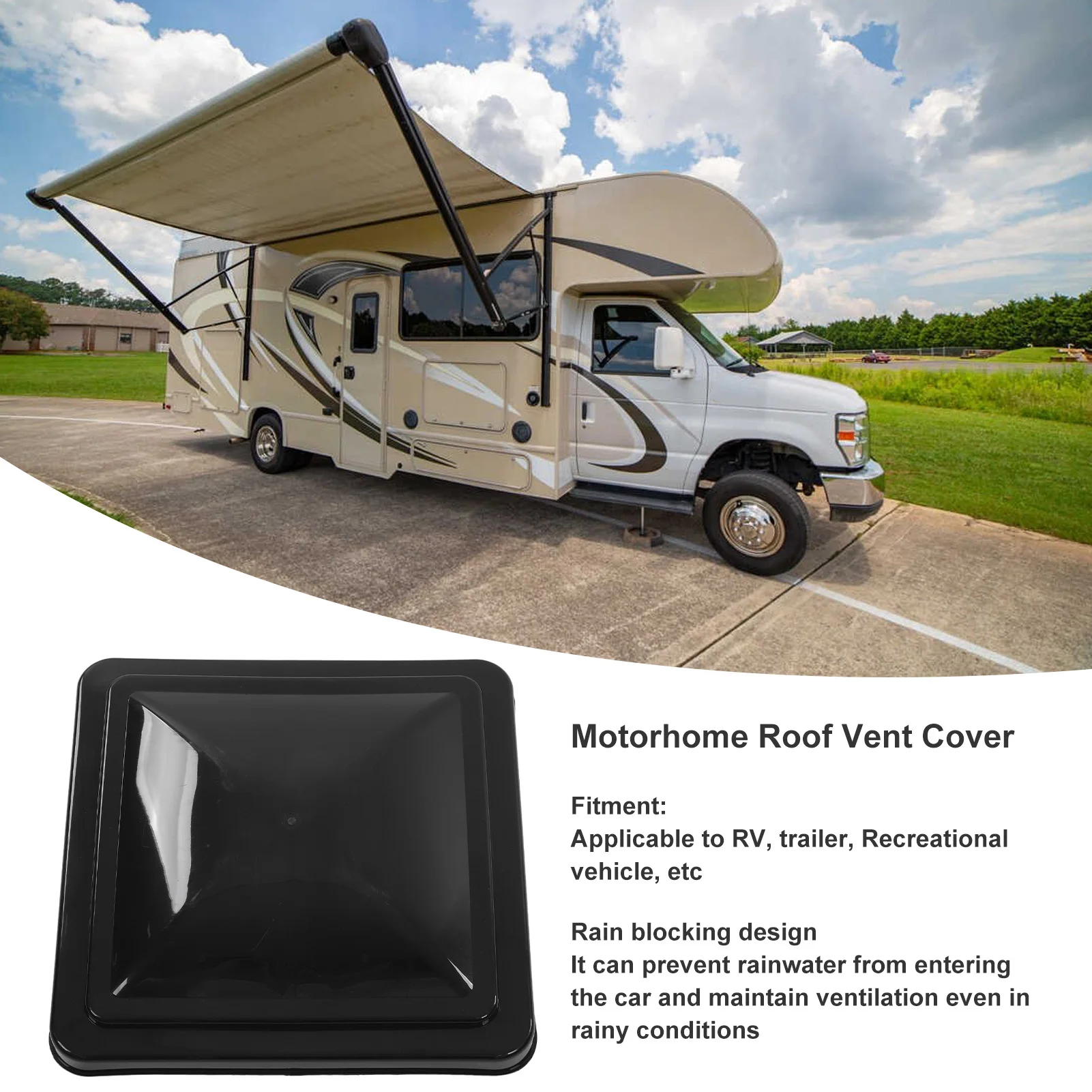 

Motorhome Roof Vent Cover Roof Trailer Top Vent Cover Lid Roof Vent Cover for RV Trailer Ventline RV Roof Vent Cover