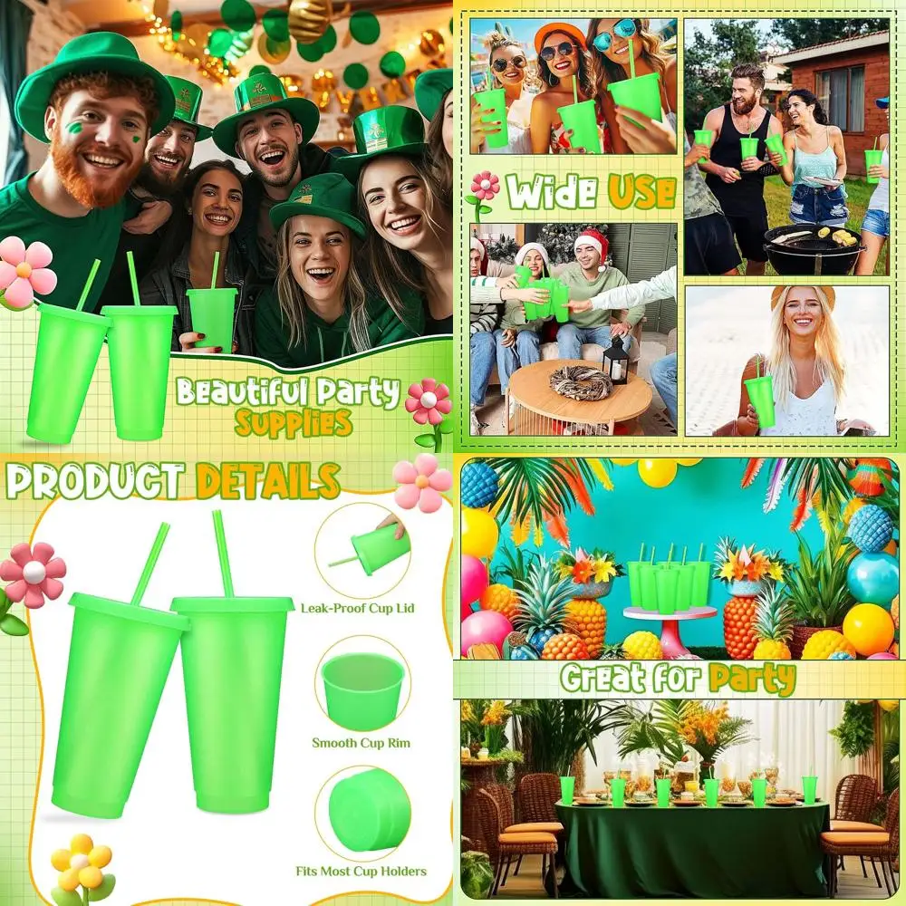 

Glitter 60-Pack Tumbler Cups with Straws and Lids, 24-27 oz Reusable Travel Mugs, Ideal for Party Favors and Birthday Gifts