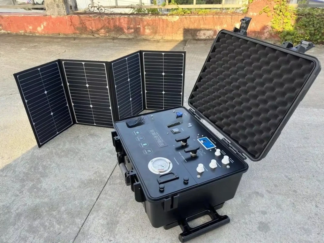 Portable Solar Water Purifier UF RO Dual Outlet 100-180L/H Outdoor Emergency Drinking Water Treatment Filter