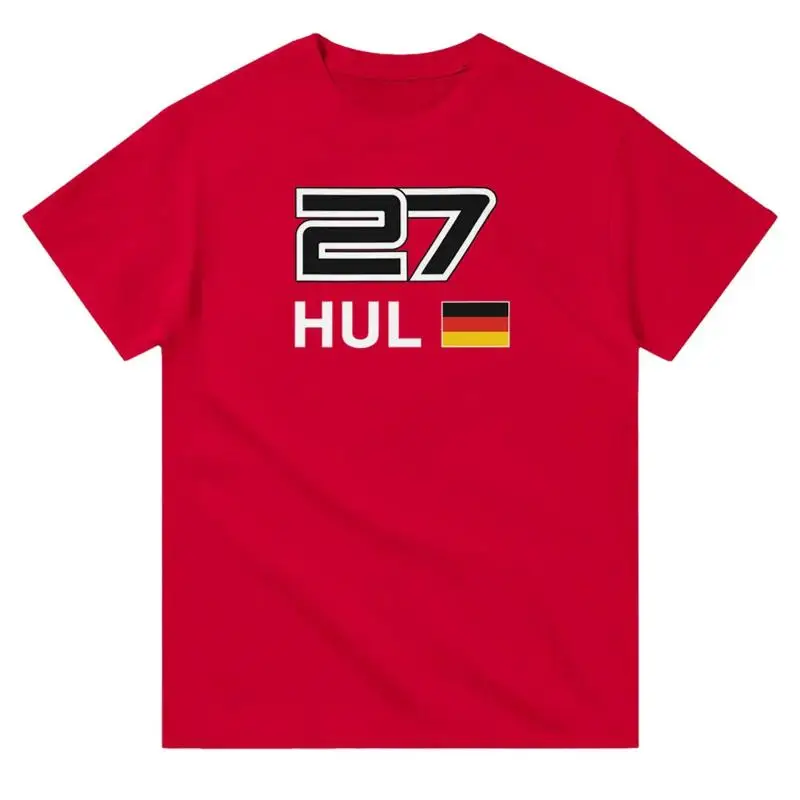 Nico Hulkenberg 27  T shirt For Fans All Size Cotton Red PP251