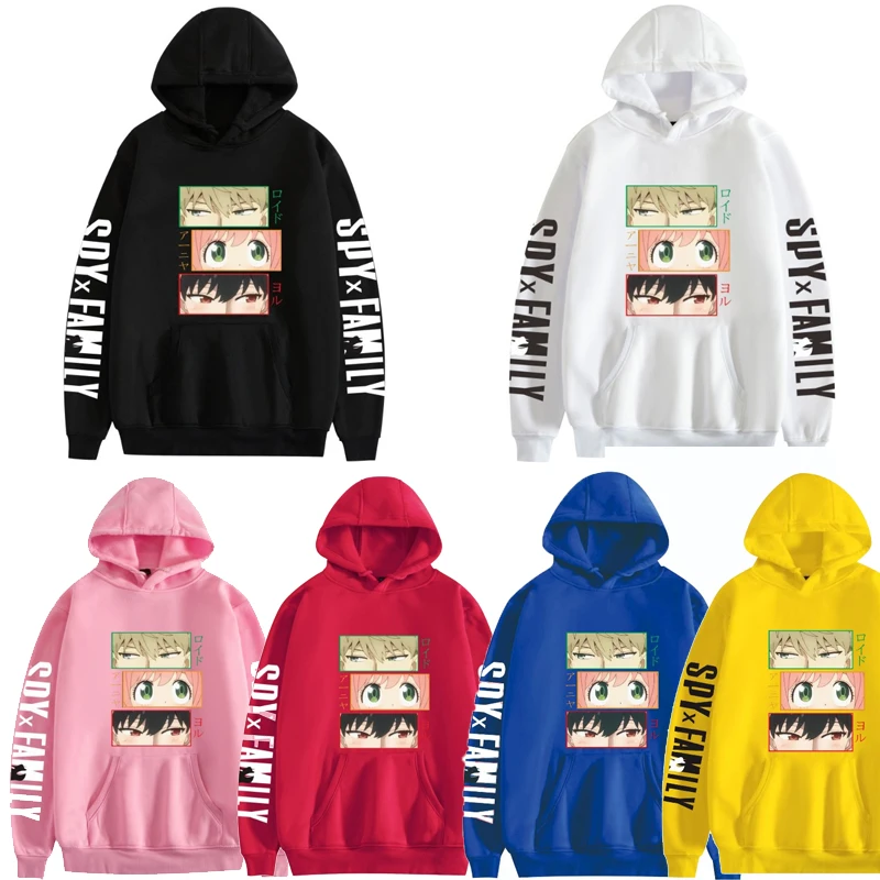 

Anime Spy X Family Autumn Winter 2D Creative Peripheral Cartoon Couple Casual Hoodie Decoration Daily Necessities Birthday Gift
