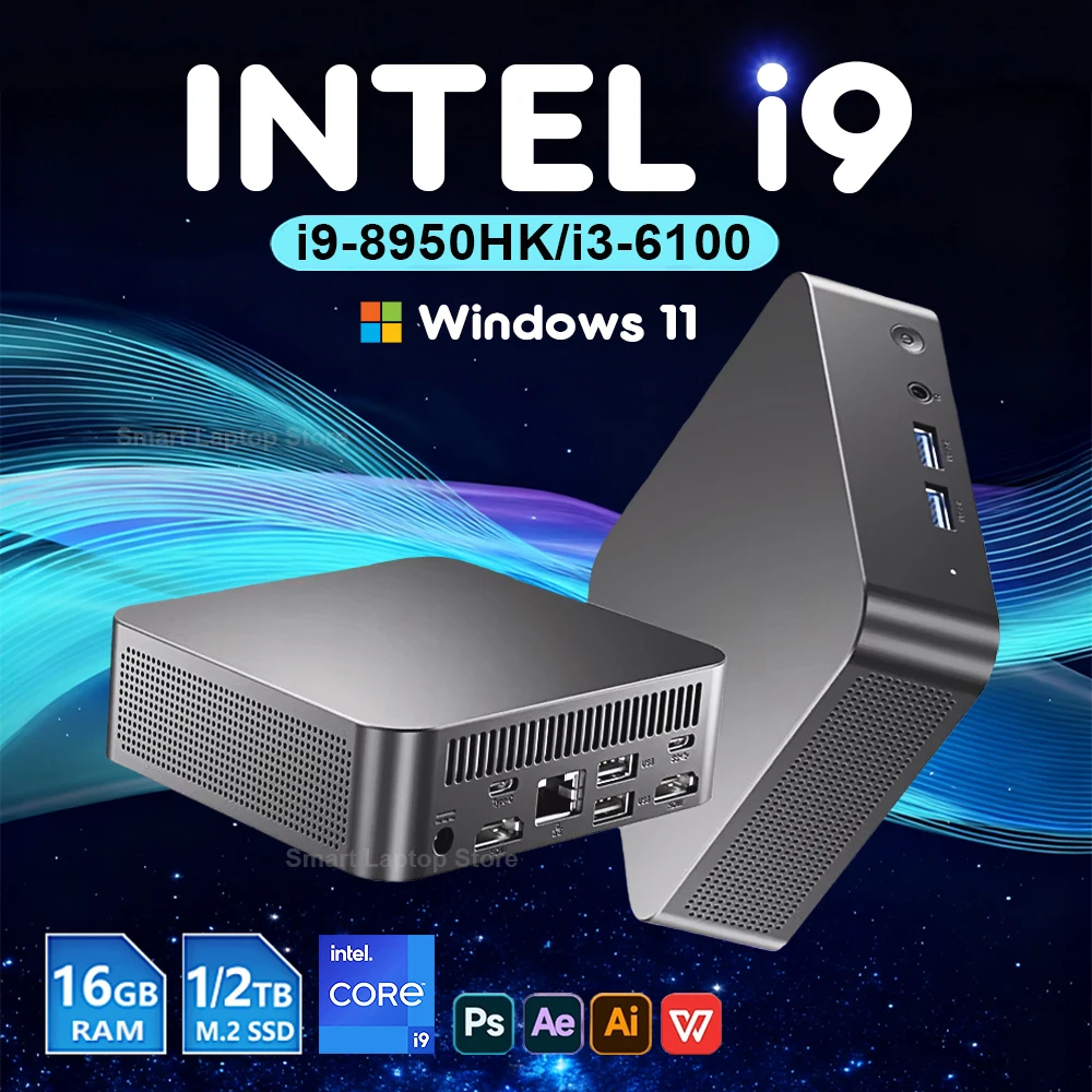 yZ[z2025N Windows 11 Intel Core i9 8950HK fXNgbvPCAi3 6100 |PbgRs[^[A16GB RAMA1TB/2TB SSD M.2A~jPCA60HzA1000M C[Tlbg