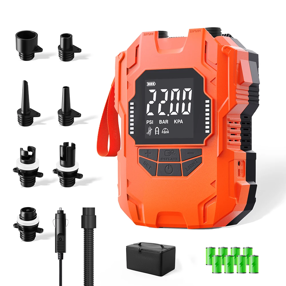 Battery Powered 14.8V DC 4000mAh Eco-Friendly Portable Fast Charging Tool-less Car Power Cable for Inflatable Boats SUP Boards