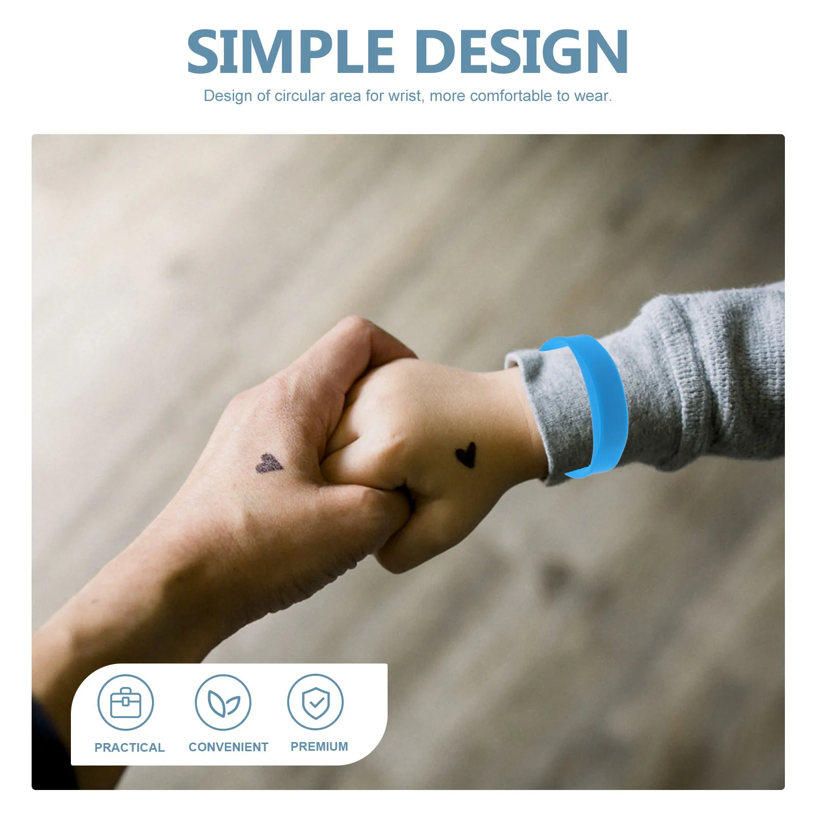 Lightweight Smart Wristband Fitness Waterproof Activity Monitor Elegant Design Rechargeable Kids Watch