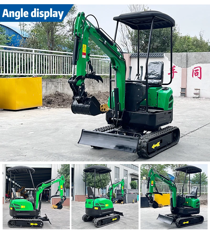 Kompakter 1,5-Tonnen-Minibagger Stufe V Euro5 CE COC Multifunktionsbagger mit Schnellwechsler & Optionalen Arbeitsaufsätzen – Detail 6