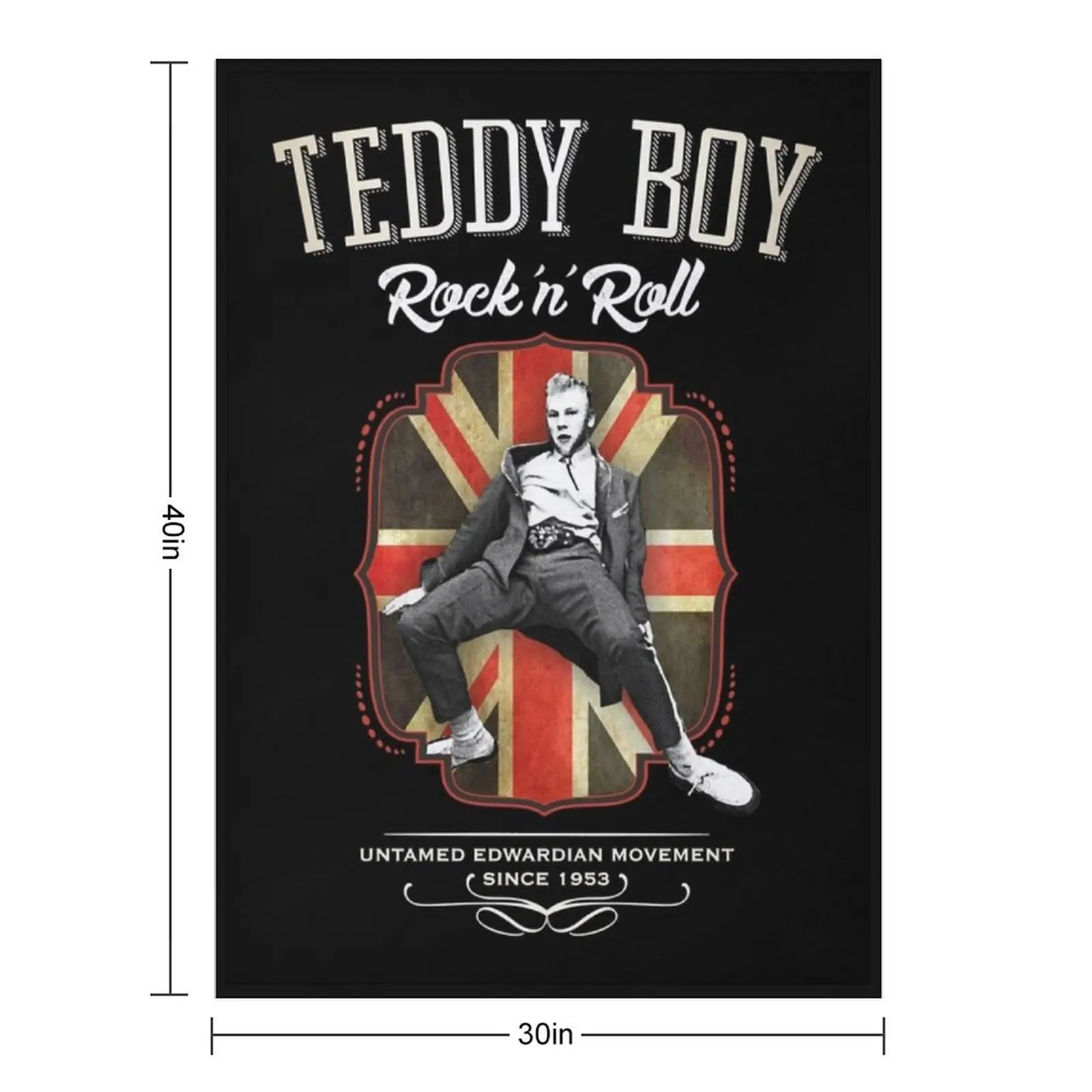 TEDDY BOY ROCK&x27;N&x27;ROLL Essential T-Shirt.png Throw Blanket Extra Large Throw for winter sofa bed manga Blankets