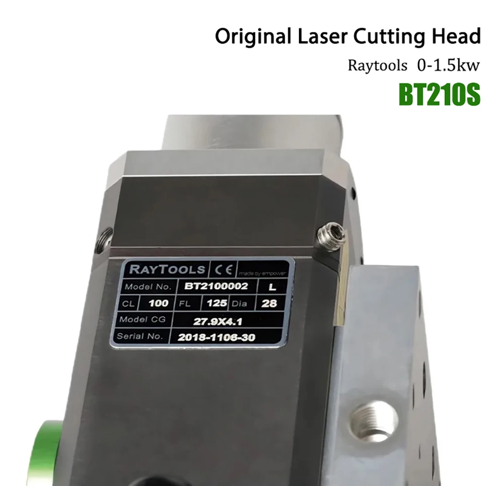 رأس القطع بالليزر الأصلي Raytools BT210S بقدرة 1.5 كيلو وات CL100 FL100 FL125 Empower لرأس القطع بالليزر الليفي Raytools لقطع المعادن #5