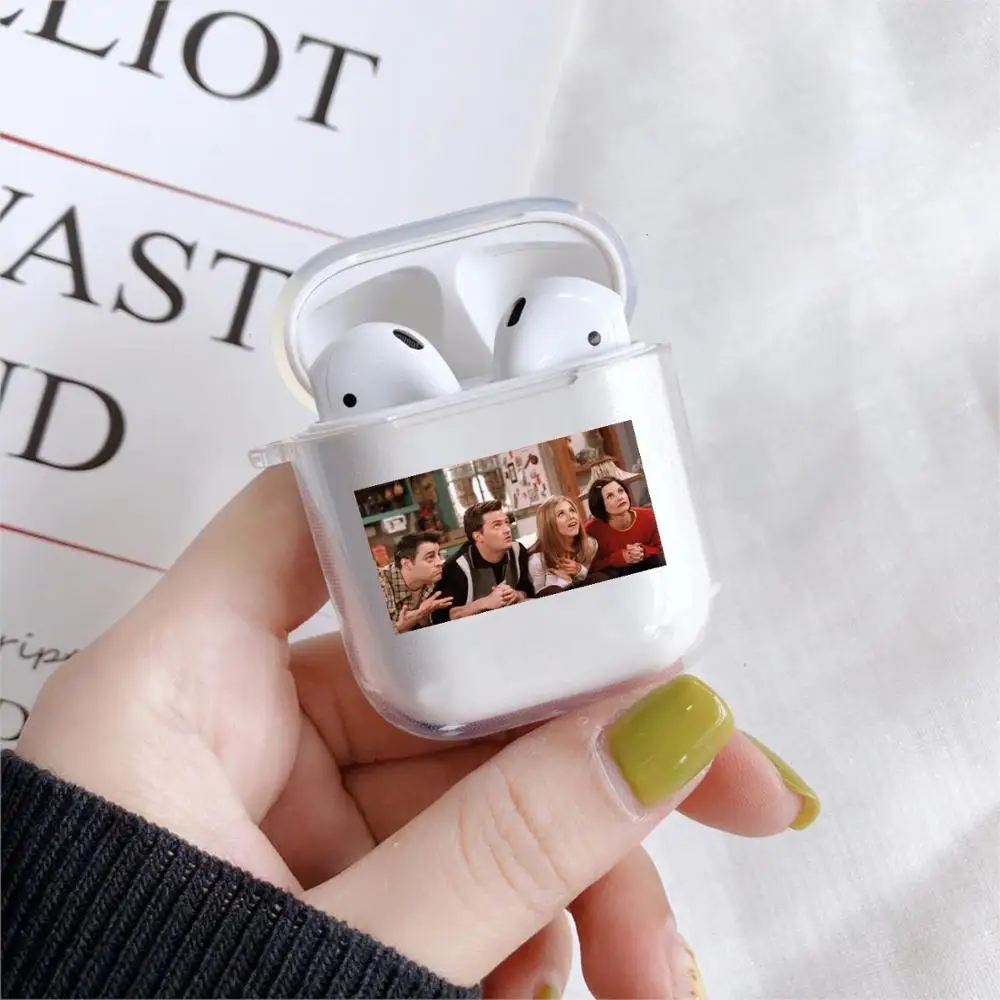 Central Perk Coffee Friends TV Show Case For Apple Charging Box Case For AirPods 2 1 3 PRO2 Clear Protective Cover Accessories