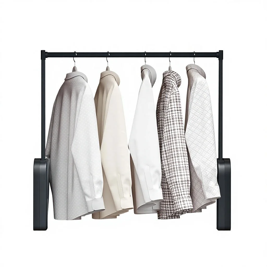 Angel Particle Aluminum Electric Lifting Pull Closet Rod Smart Hanging Clothes Rack Touch Switch Anti-Collision LED Wardrobe