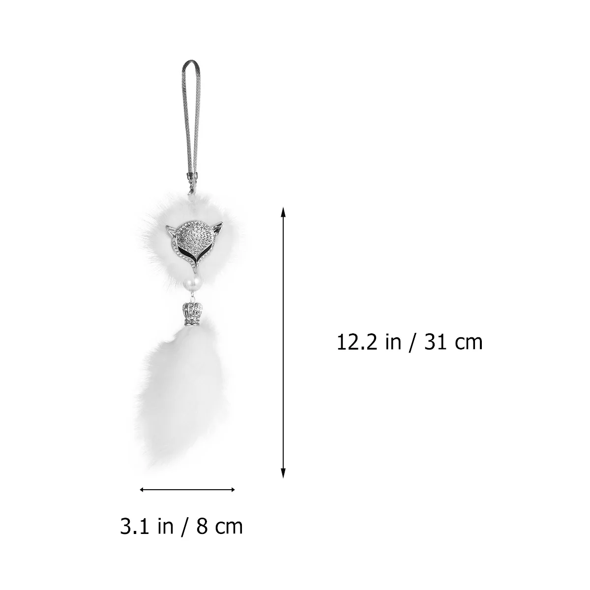 

1pcs Rhinestone Soft Durable Decorative Accessories For Car Decoration Car Hanging Hanging Drop Bead Balls Pattern