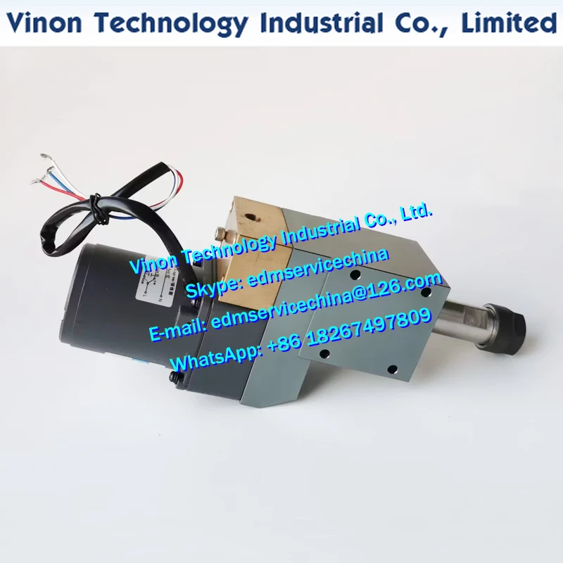 

110V AC Motor EDM Rotated Head Set for Clamping Tube up to 6.0mm for Hole Drillling Machine. CNC Punching Spindle Assembly Set