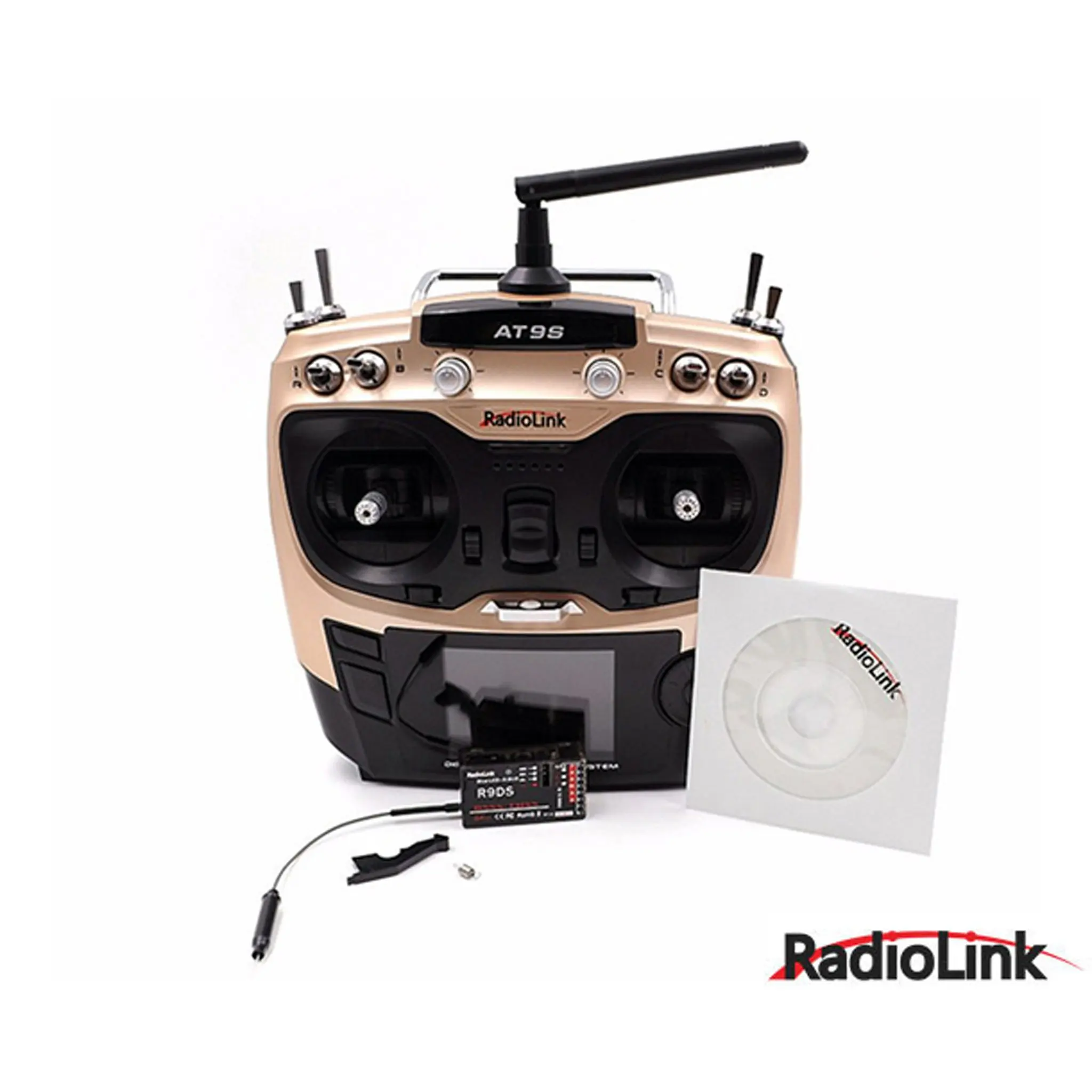 Radiolink AT9S 9CH full function radio remote control Transmitter w/R9DS receiver DSSS FHSS spread specturm support SBUS PPM PWM