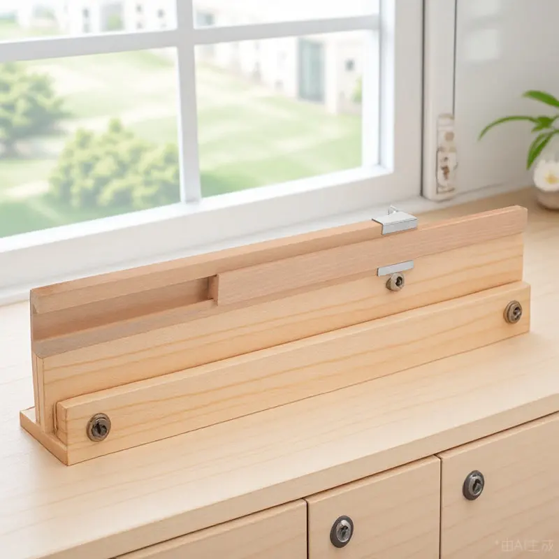 

Комплект прочных деревянных направляющих для выдвижных ящиков с нижним креплением, бесшумные, для мебели и шкафов