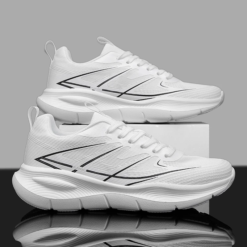 

Men's Spring Outdoor Trail Sneakers Off-Road Power Grip Breathable Mesh Running Sports Shoes