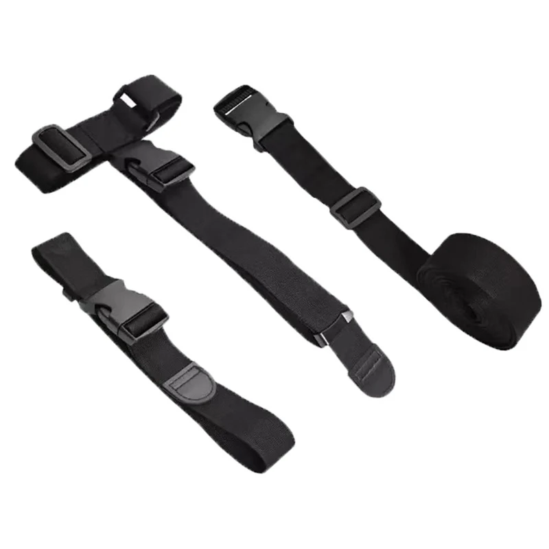 

3Pcs Travel Luggage Strap Suitcase Belt Elastic Telescopic Travel Bag Belt For Suitcase Fixed Buckle Baggage Strap