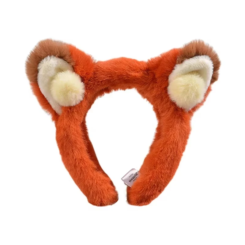 Plush Rabbit Fox Ear Headband Cute Bunny Hair Band for Adults Part Fashion Accessories Best Friend Souvenir Gift Birthday