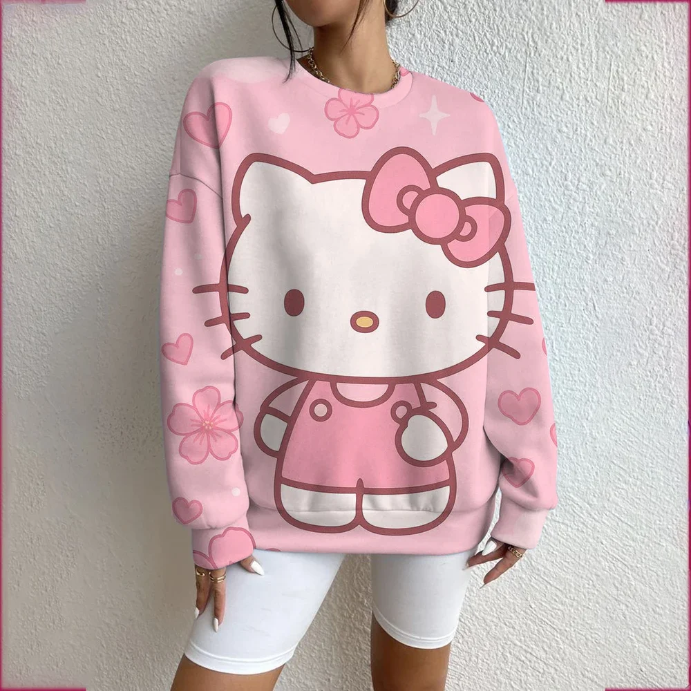 Sudadera con capucha para mujer, sudadera holgada con estampado de moda para exteriores, cómoda Sudadera con capucha, ropa distintiva a la moda para mujer