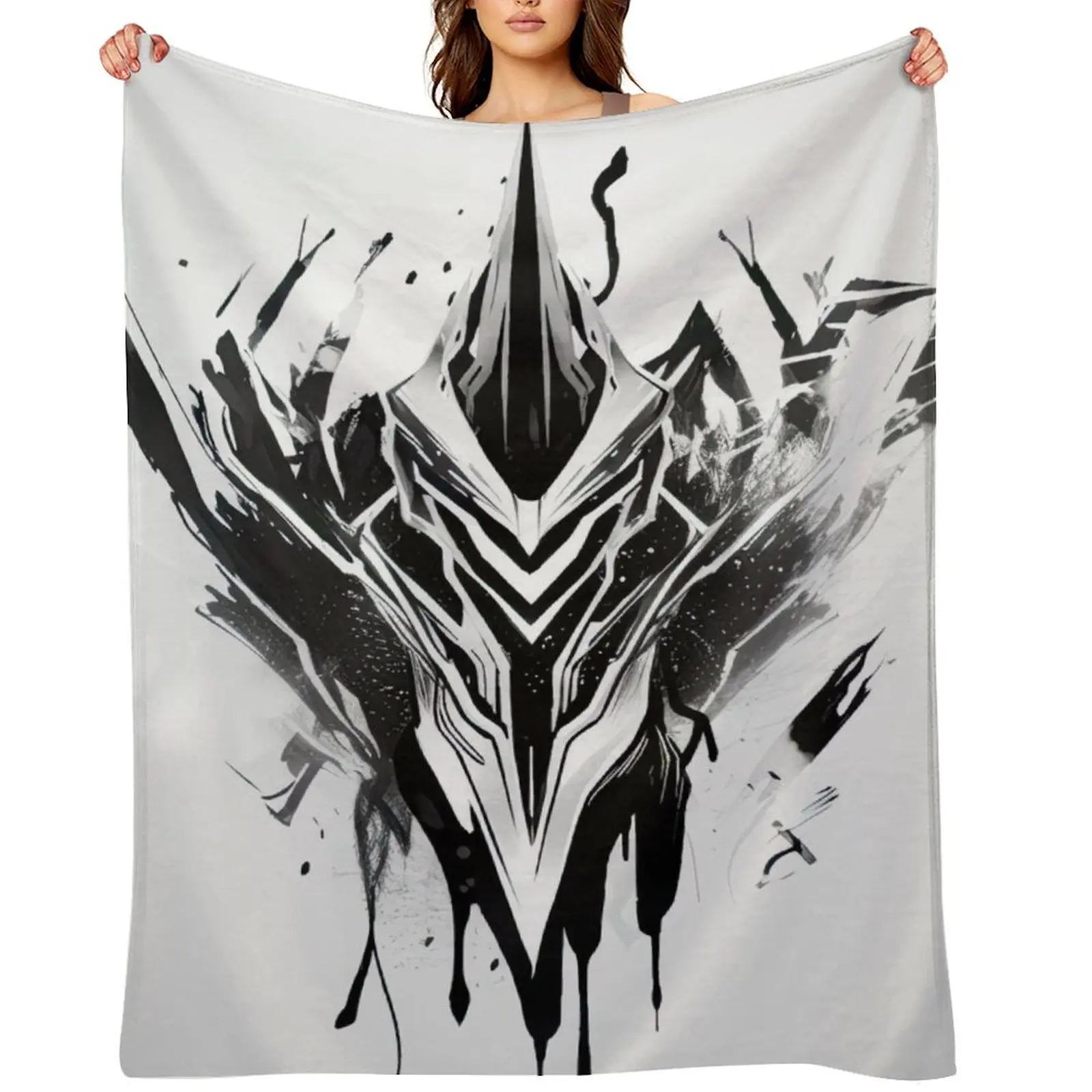 

warframe logo Throw Blanket Beach Luxury Warm For Sofa Thin Blankets