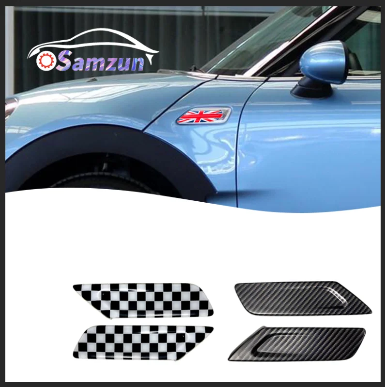 For Mini Cooper F54 2015 - 2019 2020 2021 Clubman Car Accessories Front Side Fender Sticker Turn Signal Light Cover Lamp Case