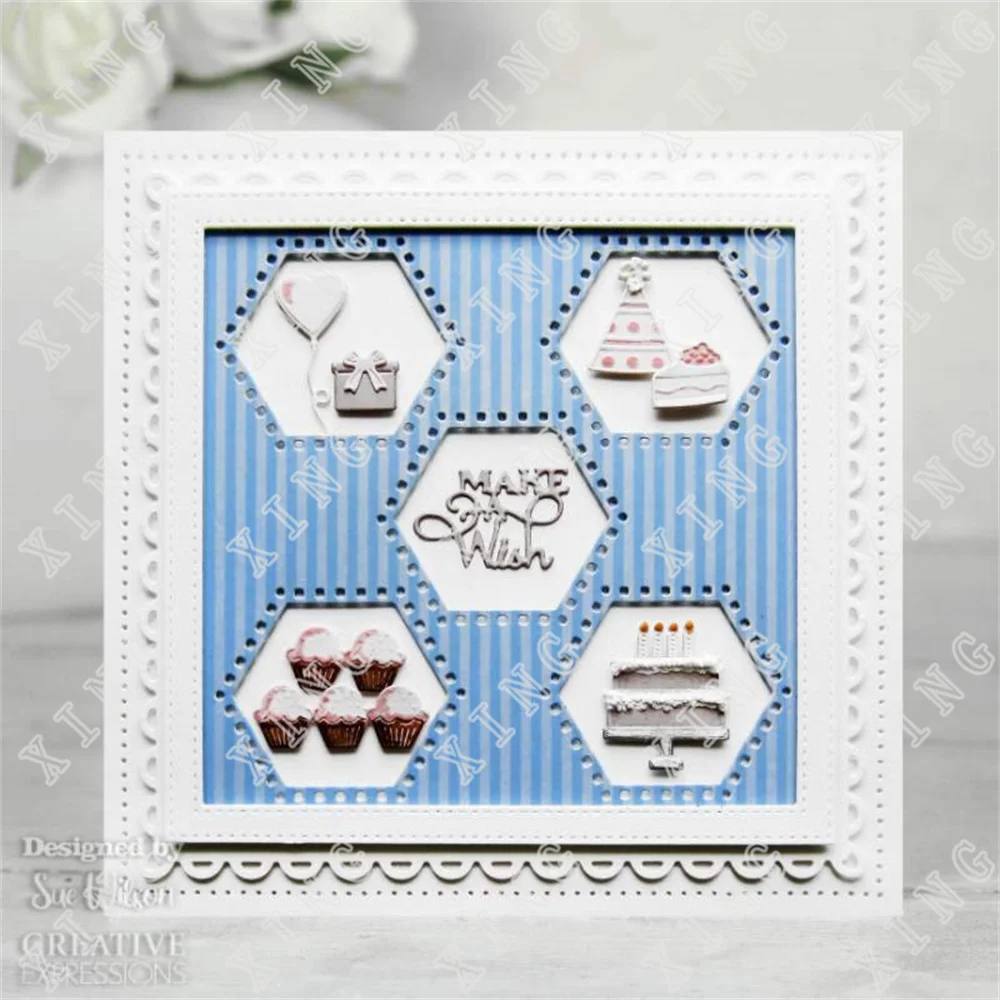 Arrival 2022 Spring New Make a Wish Metal Cutting Dies Diy Craft Paper Greeting Card Scrapbooking