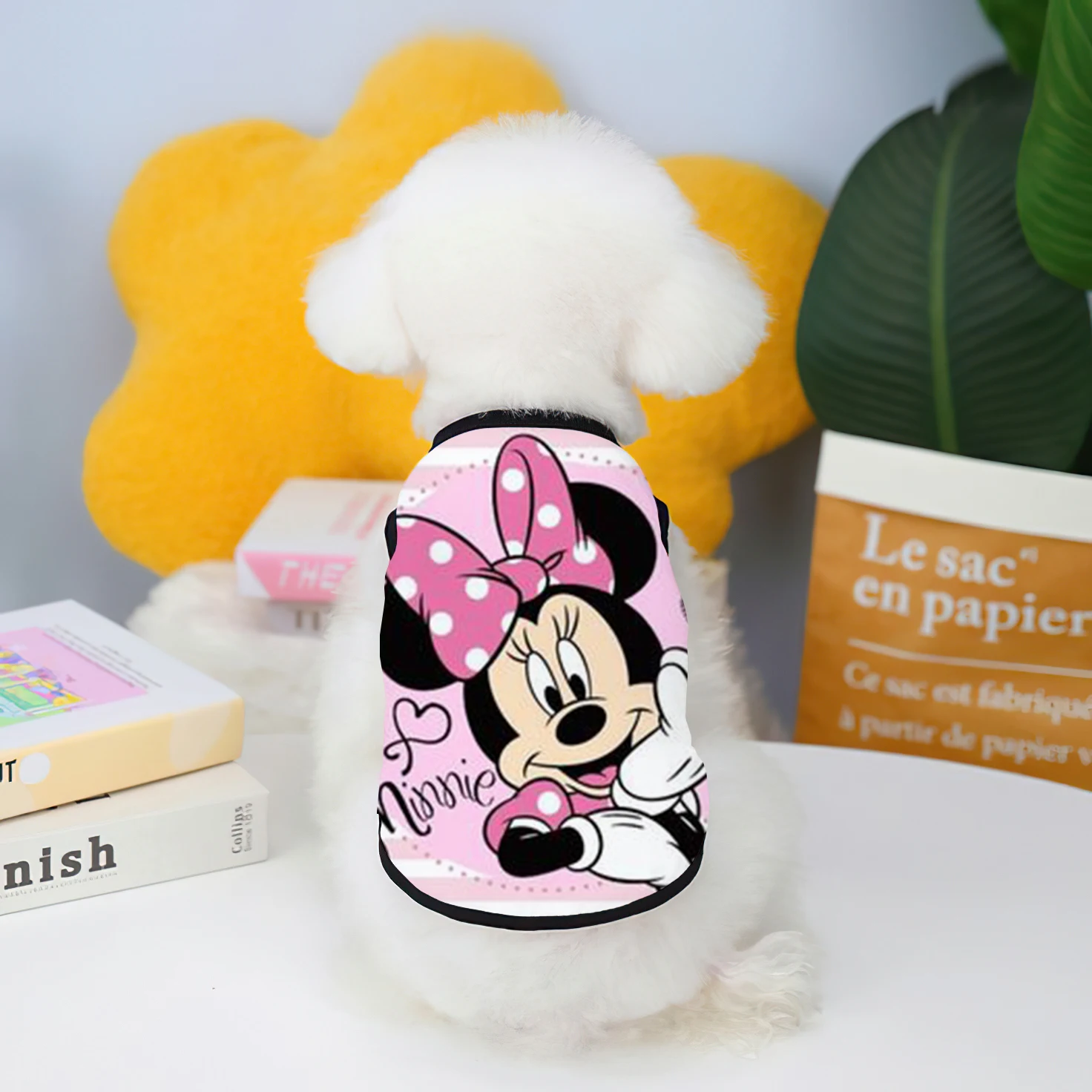 Pet Dog Clothes Minnie Mickey Elements Chihuahua Puppy Summer Clothes Vest Supplies Products Home Garden