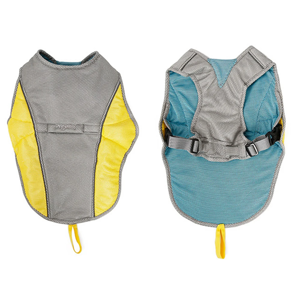 

Pet Cooling Vest Reflective Strip Open Back Dog Cooler Summer Clothing Lightweight Breathable Safe NonIrritating Dog Collar Pet