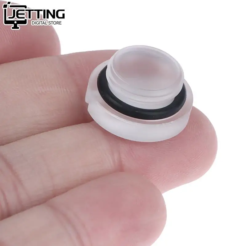 2pc Frosted G1/4 Water Plug Matte Acrylic Water Stop Lock Seal Button Hand Twisting Water Cooling Fitting MOD Torque Transparent