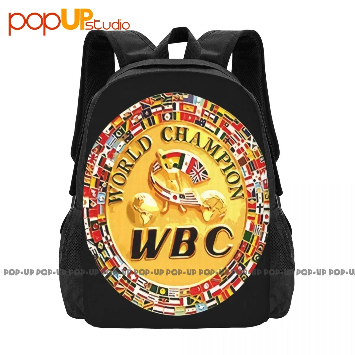 Wbc Boxing Championship Backpack Large Capacity Newest Portable Storage Bag School Sport Bag