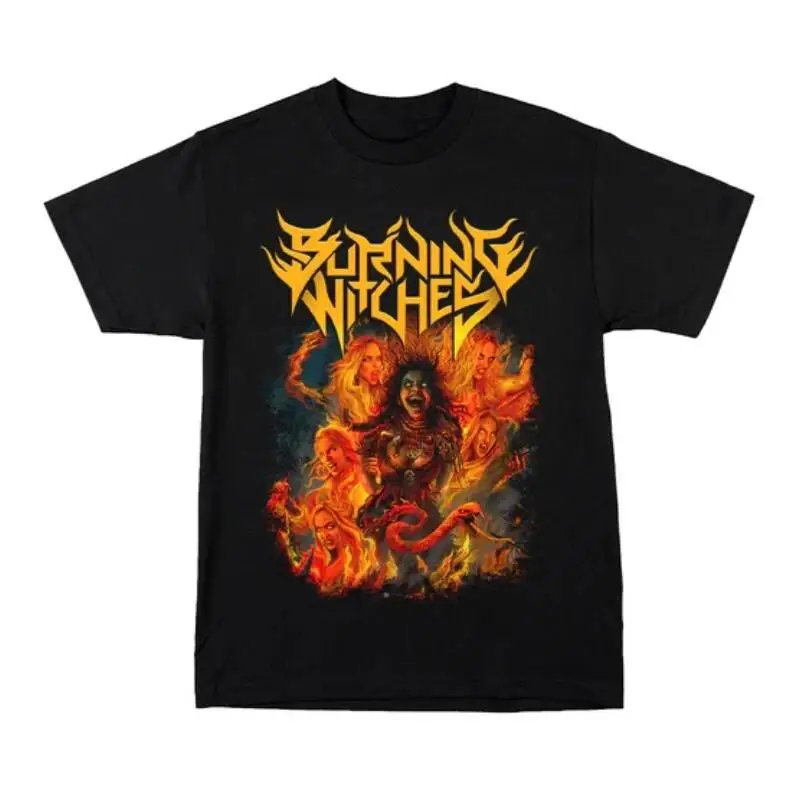 Burning Witches Inquisition T shirt Funny for Friend All Size S 4XL