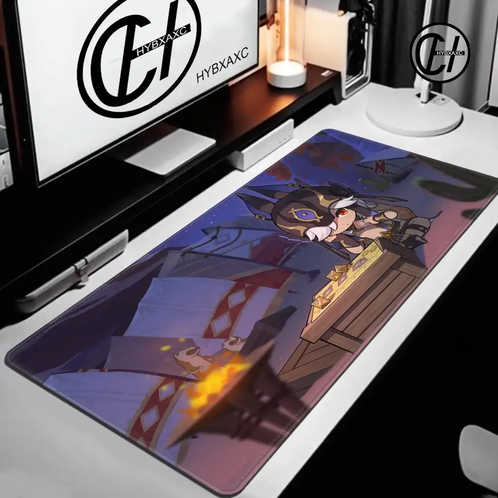 

Desk Mat Genshin Impact Gamer Mousepads Pc Mouse Pad Office Desk Pads Large Mousepad Non-slip Mouse Mats for Computer Gift XXL