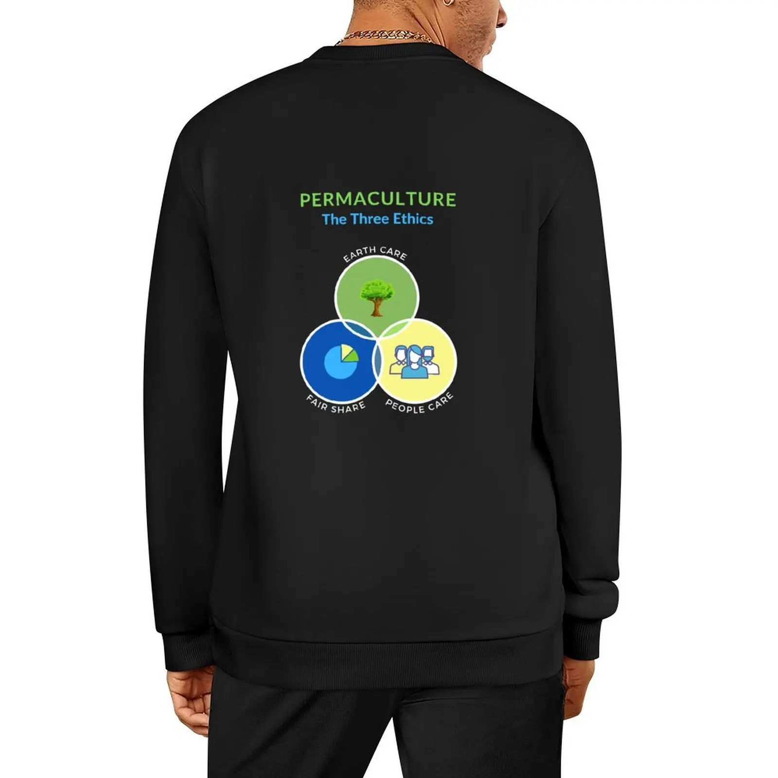 

Permaculture - The Three Ethics Pullover clothes for men men's clothing tracksuit men's sweat-shirt set new sweatshirt