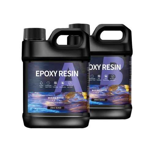 Pegamento de resina epoxi 1:1 AB, adhesivo muy endurecedor, para fabricación de joyas, mezcla transparente, para manualidades, 500/1000ml