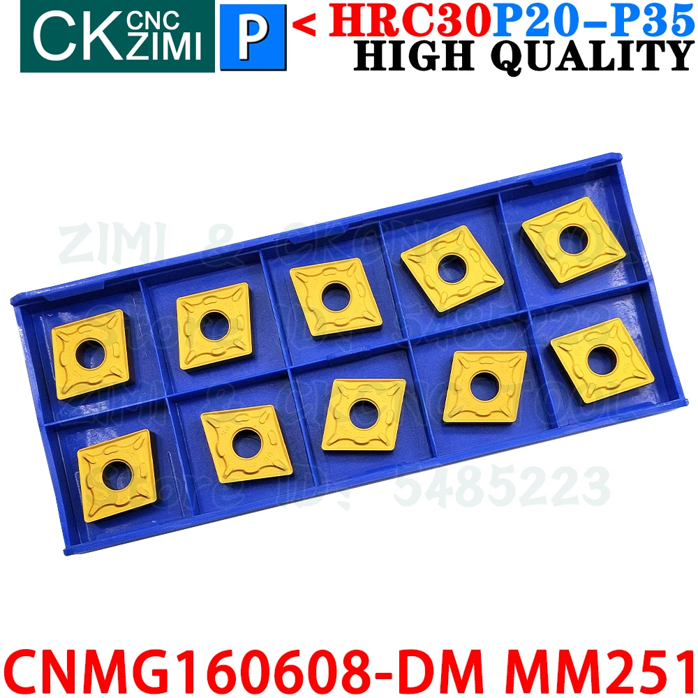 CNMG160608-DM MM251 CNMG160608 DM MM251 超硬インサート外部旋削インサート工具 CNMG542 CNMG1606 CNMG 1606 DM CNC機械金属旋盤旋削切削工具