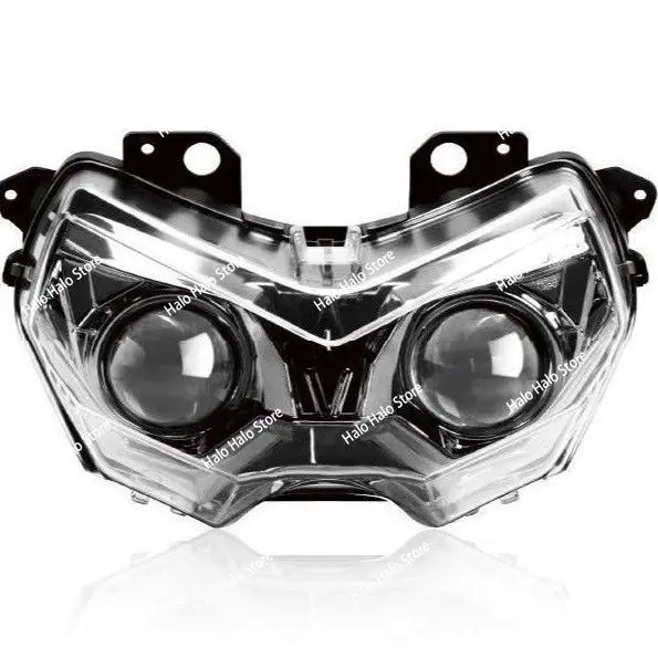 Reflektor LED Projektorowy z Podwójną Soczewką Ulepszenie do Kawasaki Z400 Z650 Z900 2023