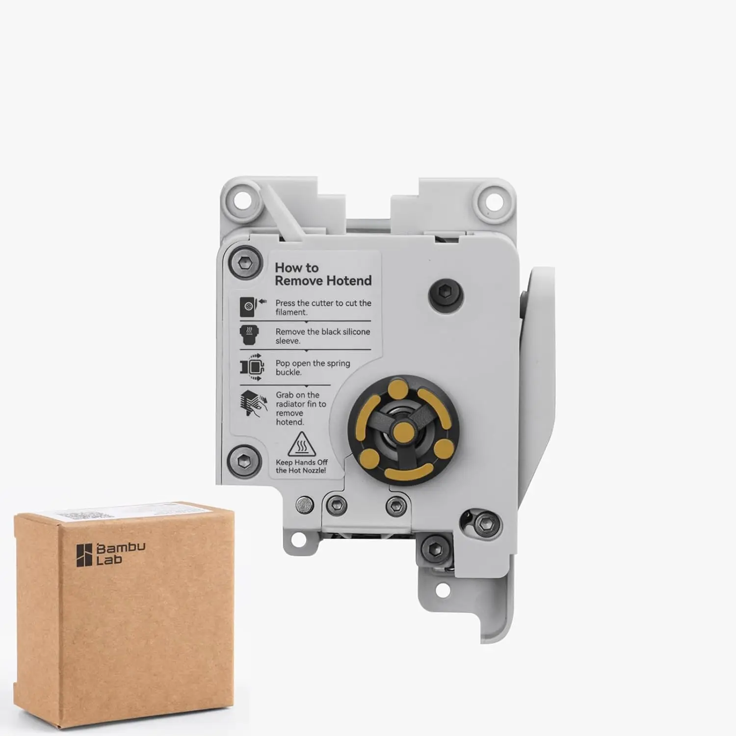 Voor BambuLab Extruder Kit Dual Gear Extruder Kit voor Bambu LAB A1/A1mini 3D Printer Onderdelen X1/P1 Extruder - afbeelding 1