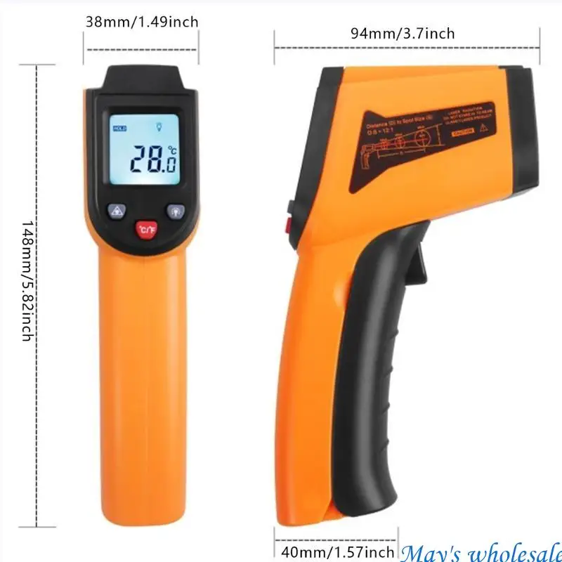 さまざまな測定のために小さな温度ツールハンドヘルドツールに連絡しないでください448A