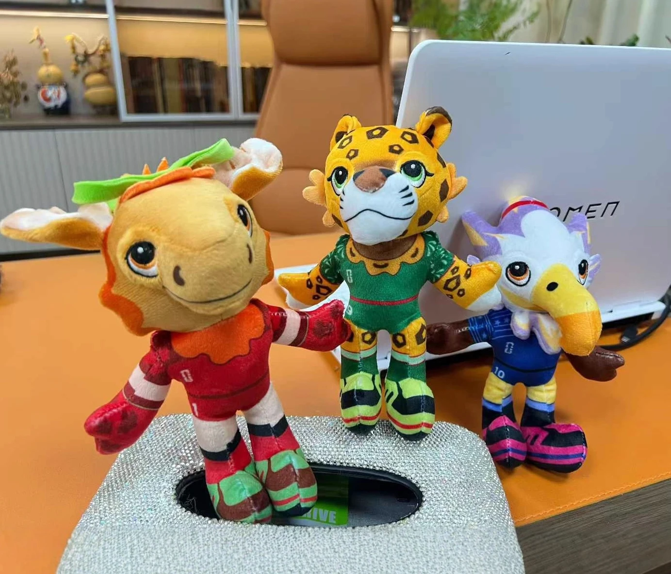 

2026 New Football IP Mascot Football Team Plush Toy Doll Bag Charm Football Match Souvenir Christmas Gifts, hot New Year Gifts