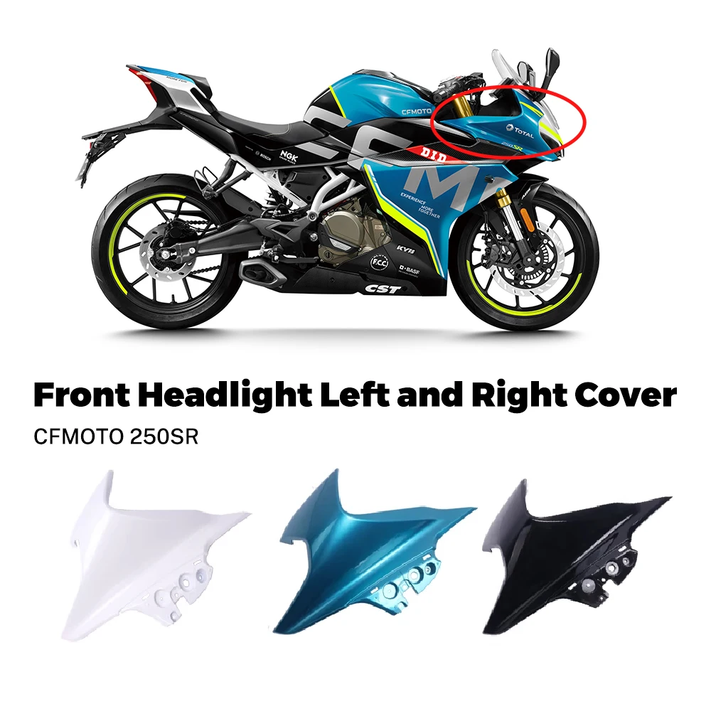 CFMOTO Motorcycle 250SR Track Version Headlamp Left and Right Guard CF250-6 Shell Guard Deflector Accessories